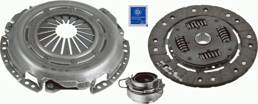 SACHS 3000 950 902 - Комплект сцепления autospares.lv