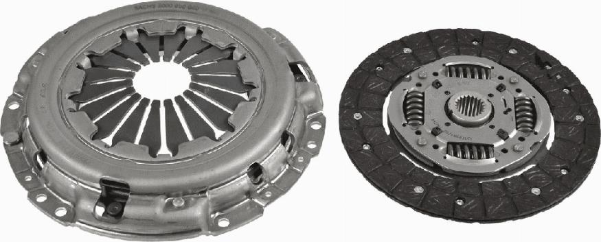 SACHS 3000 950 640 - Комплект сцепления autospares.lv