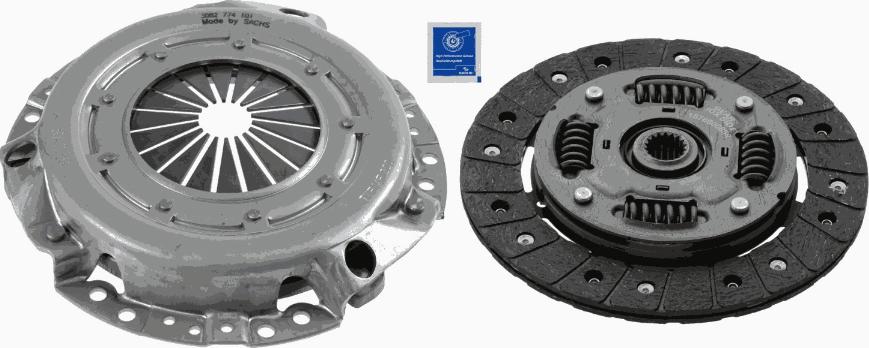 SACHS 3 000 950 621 - Комплект сцепления autospares.lv