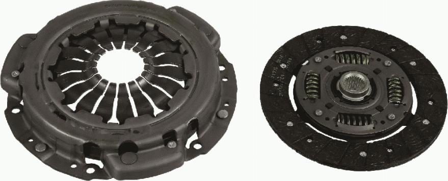 SACHS 3000 950 670 - Комплект сцепления autospares.lv