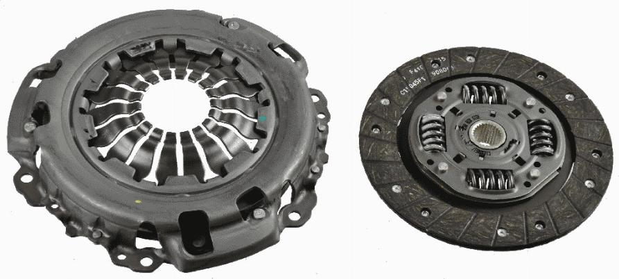 SACHS 3000 950 672 - Комплект сцепления autospares.lv