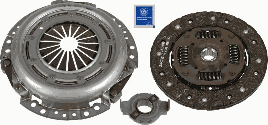 SACHS 3000 950 095 - Комплект сцепления autospares.lv