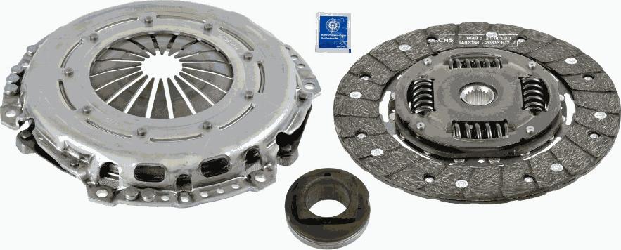 SACHS 3000 950 061 - Комплект сцепления autospares.lv