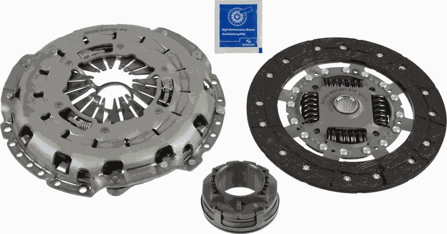 SACHS 3000 950 740 - Комплект сцепления autospares.lv