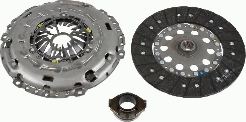 SACHS 3000 950 718 - Комплект сцепления autospares.lv