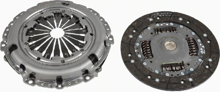 SACHS 3000 950 722 - Комплект сцепления autospares.lv