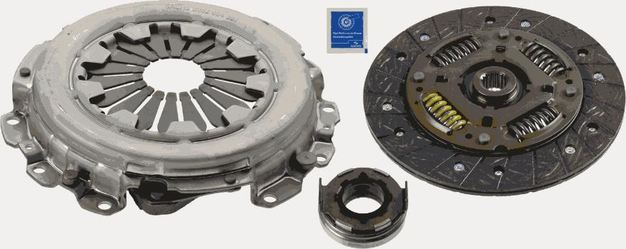 SACHS 3000 951 463 - Комплект сцепления autospares.lv