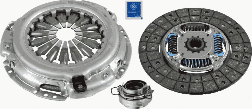 SACHS 3000 951 413 - Комплект сцепления autospares.lv