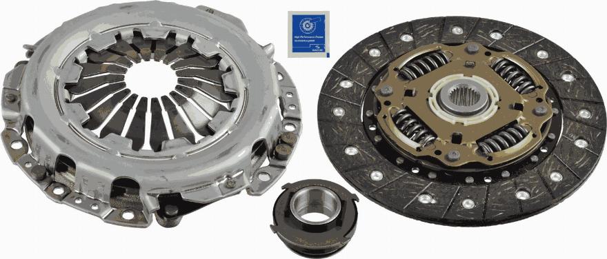 SACHS 3000 951 483 - Комплект сцепления autospares.lv