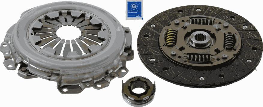 SACHS 3000 951 471 - Комплект сцепления autospares.lv