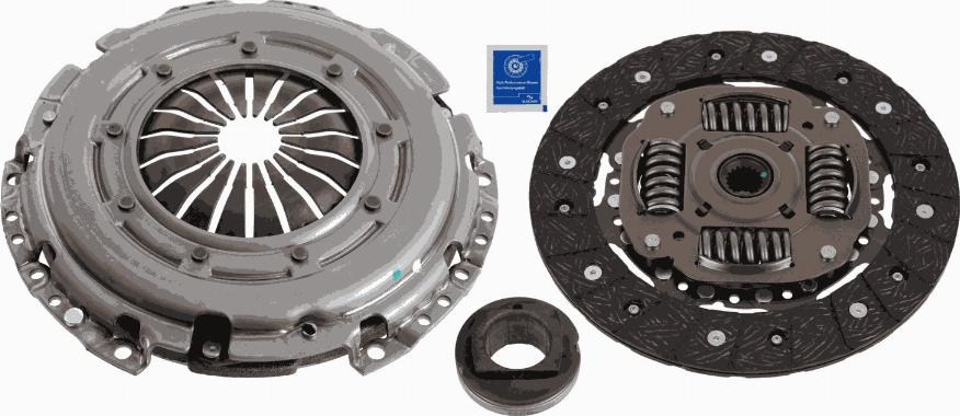 SACHS 3000 951 561 - Комплект сцепления autospares.lv