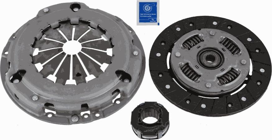 SACHS 3 000 951 509 - Комплект сцепления autospares.lv