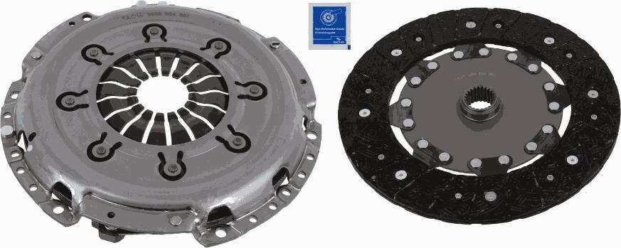 SACHS 3000 951 587 - Комплект сцепления autospares.lv