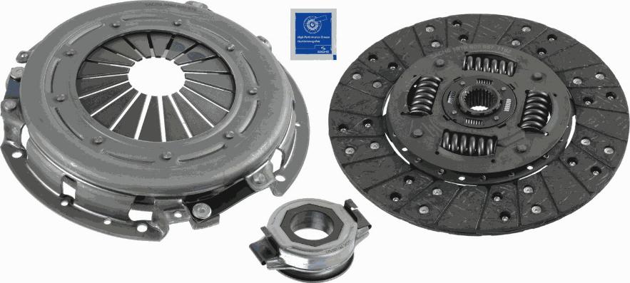 SACHS 3000 951 528 - Комплект сцепления autospares.lv