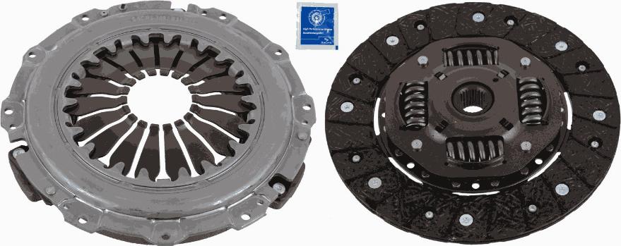 SACHS 3000 951 695 - Комплект сцепления autospares.lv