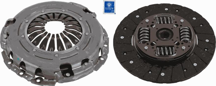 SACHS 3000 951 658 - Комплект сцепления autospares.lv