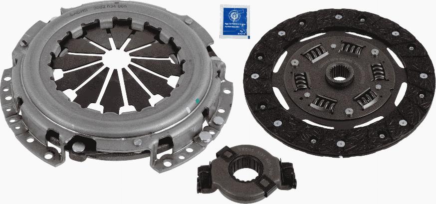 SACHS 3000 951 664 - Комплект сцепления autospares.lv