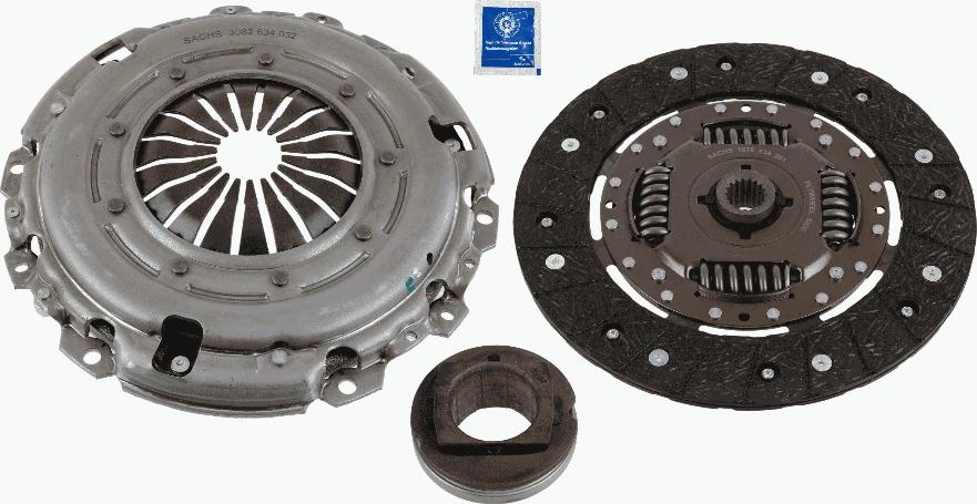 SACHS 3000 951 619 - Комплект сцепления autospares.lv