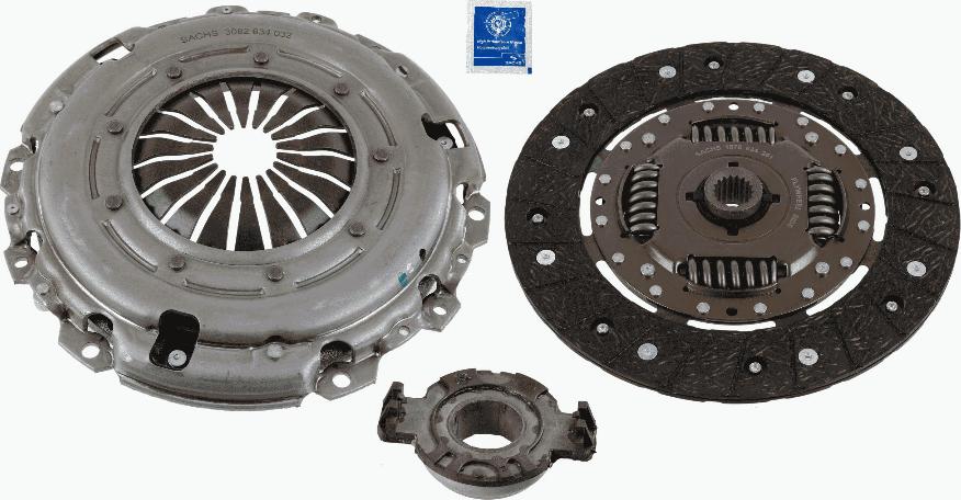 SACHS 3000 951 626 - Комплект сцепления autospares.lv