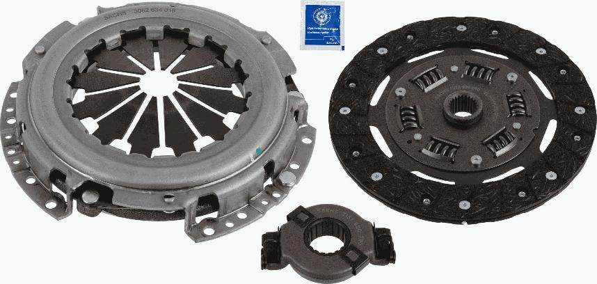 SACHS 3000 951 672 - Комплект сцепления autospares.lv