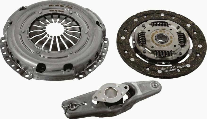 SACHS 3000 951 061 - Комплект сцепления autospares.lv