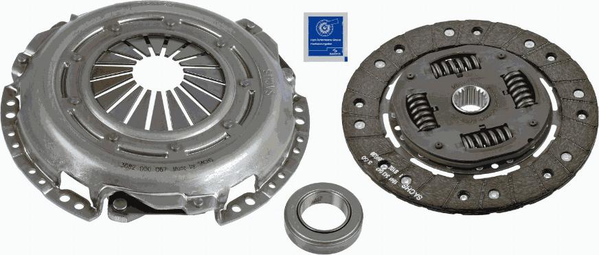 SACHS 3000 951 002 - Комплект сцепления autospares.lv