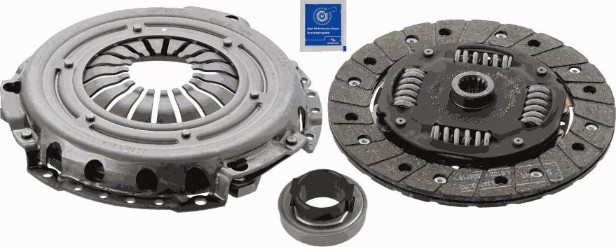 SACHS 3000 951 037 - Комплект сцепления autospares.lv