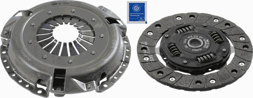 SACHS 3000 951 079 - Комплект сцепления autospares.lv