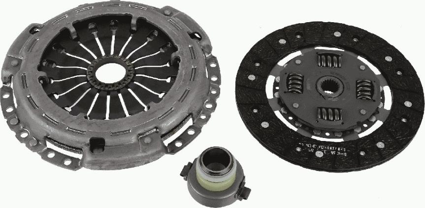 SACHS 3000 951 166 - Комплект сцепления autospares.lv