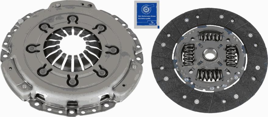 SACHS 3 000 951 126 - Комплект сцепления autospares.lv