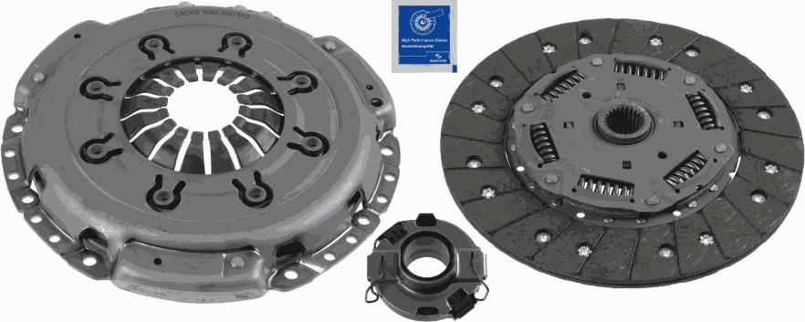 SACHS 3000 951 170 - Комплект сцепления autospares.lv