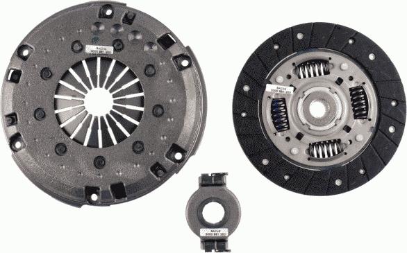 SACHS 3 000 951 250 - Комплект сцепления autospares.lv