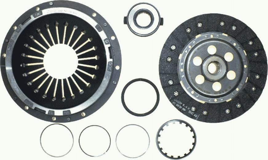 SACHS 3 000 951 791 - Комплект сцепления autospares.lv