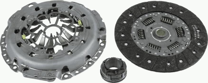 SACHS 3 000 951 705 - Комплект сцепления autospares.lv