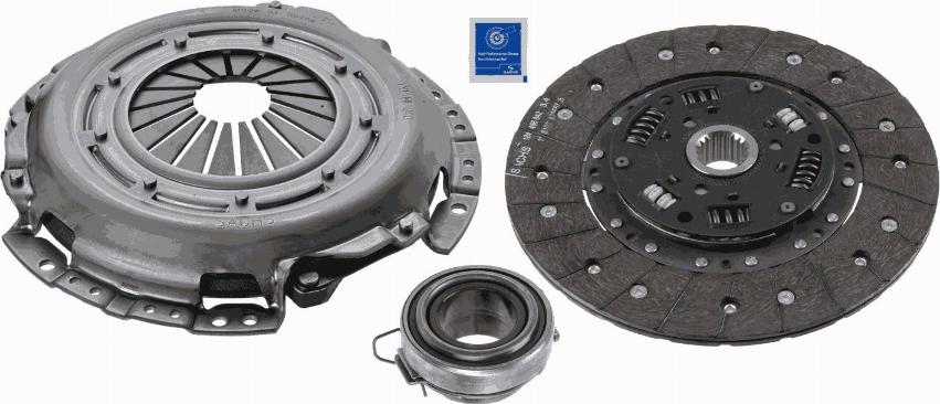 SACHS 3000 951 726 - Комплект сцепления autospares.lv