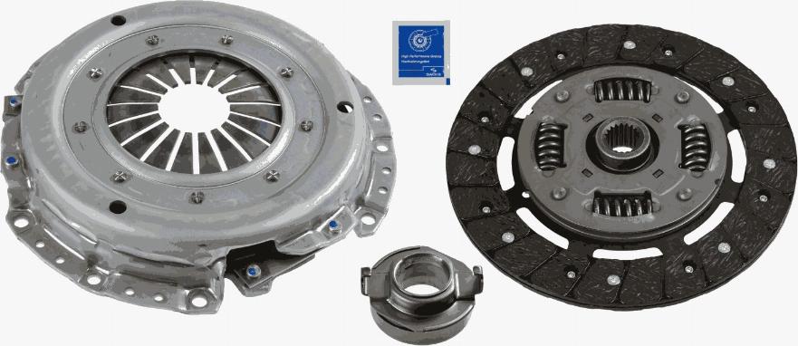 SACHS 3000 951 722 - Комплект сцепления autospares.lv