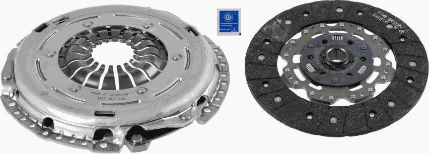 SACHS 3000 970 047 - Комплект сцепления autospares.lv