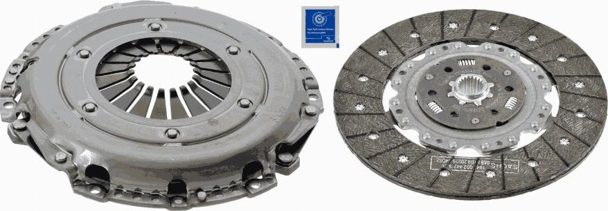 SACHS 3000 970 050 - Комплект сцепления autospares.lv