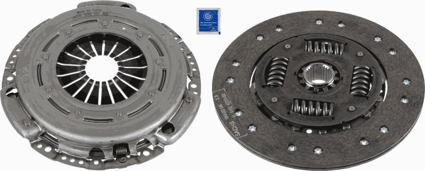 SACHS 3000 970 034 - Комплект сцепления autospares.lv