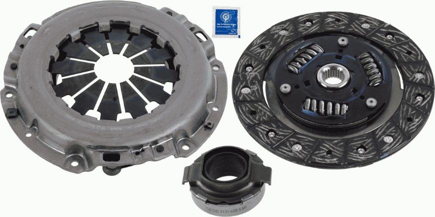 SACHS 3000 518 001 - Комплект сцепления autospares.lv