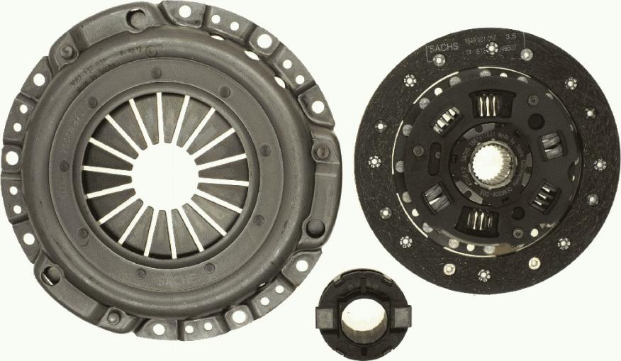 SACHS 3 000 089 001 - Комплект сцепления autospares.lv