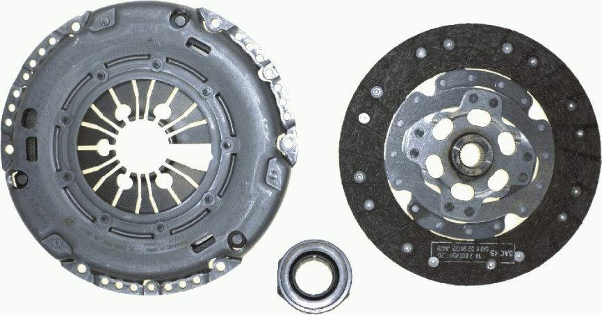 SACHS 3000 845 701 - Комплект сцепления autospares.lv