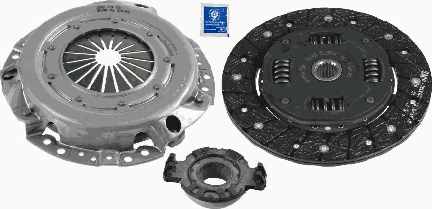 SACHS 3 000 841 201 - Комплект сцепления autospares.lv