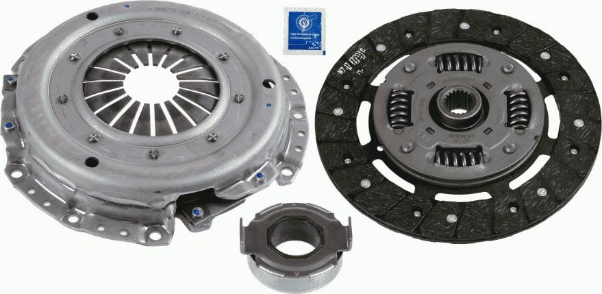 SACHS 3000 809 001 - Комплект сцепления autospares.lv