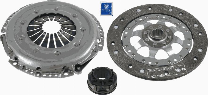 SACHS 3000 839 801 - Комплект сцепления autospares.lv