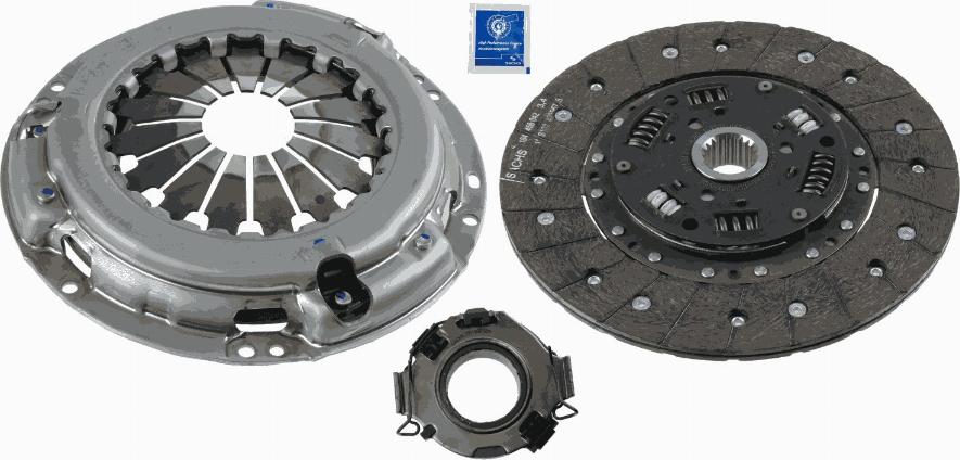 SACHS 3000 836 501 - Комплект сцепления autospares.lv