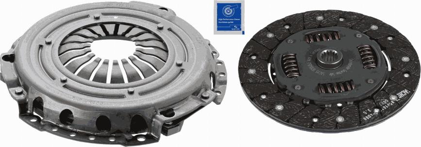 SACHS 3 000 836 101 - Комплект сцепления autospares.lv