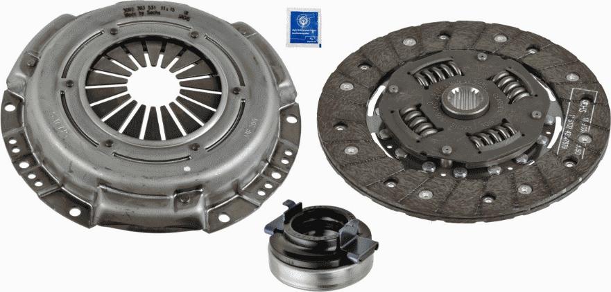 SACHS 3000 824 701 - Комплект сцепления autospares.lv