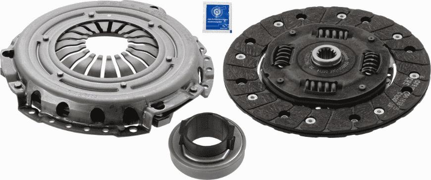 SACHS 3000 828 001 - Комплект сцепления autospares.lv