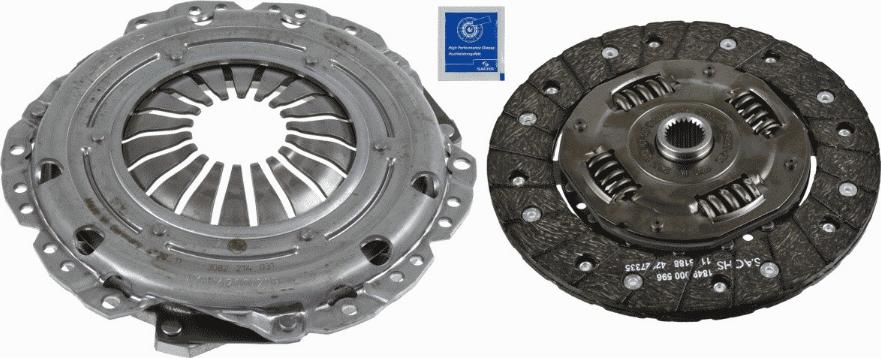 SACHS 3 000 828 202 - Комплект сцепления autospares.lv